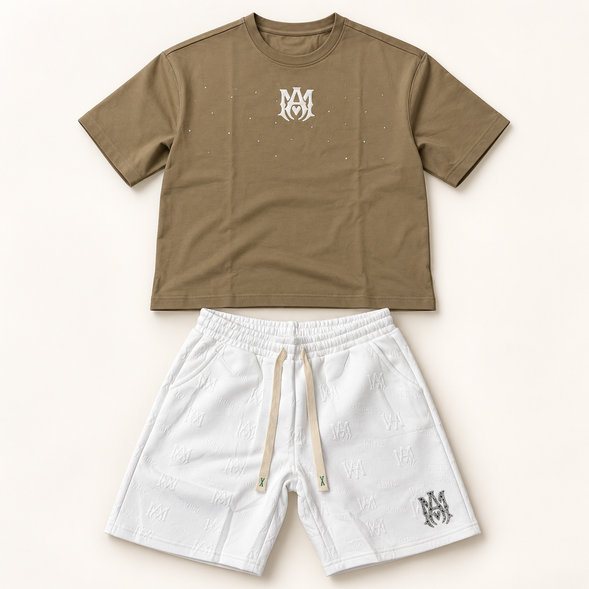 Conjunto Urban Luxury Beige & White 🤎🤍