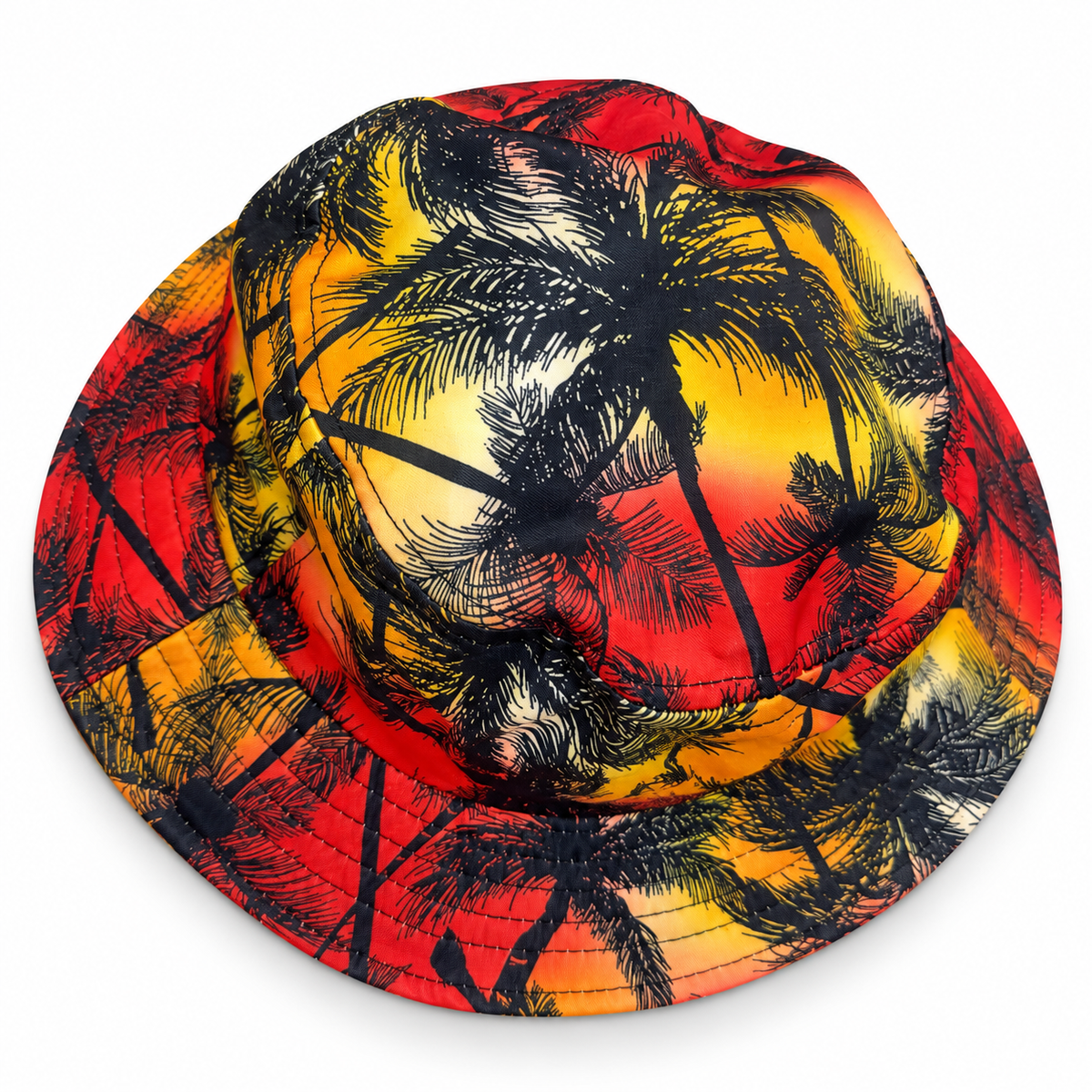 🌴 Sombrero Pescador Tropical Sunset