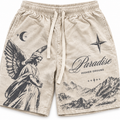 Pantaloneta Paradise Higher Ground – Crema 🤍🏔️