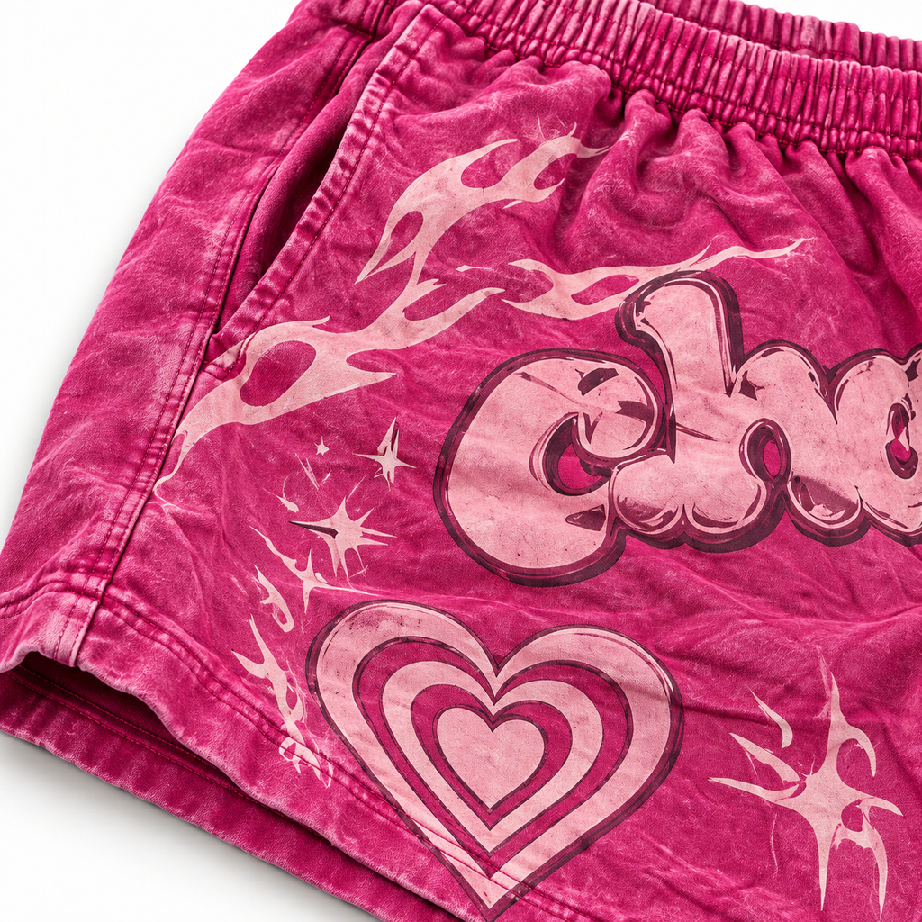 Pantaloneta Clouds Star – Rosa 💖⭐
