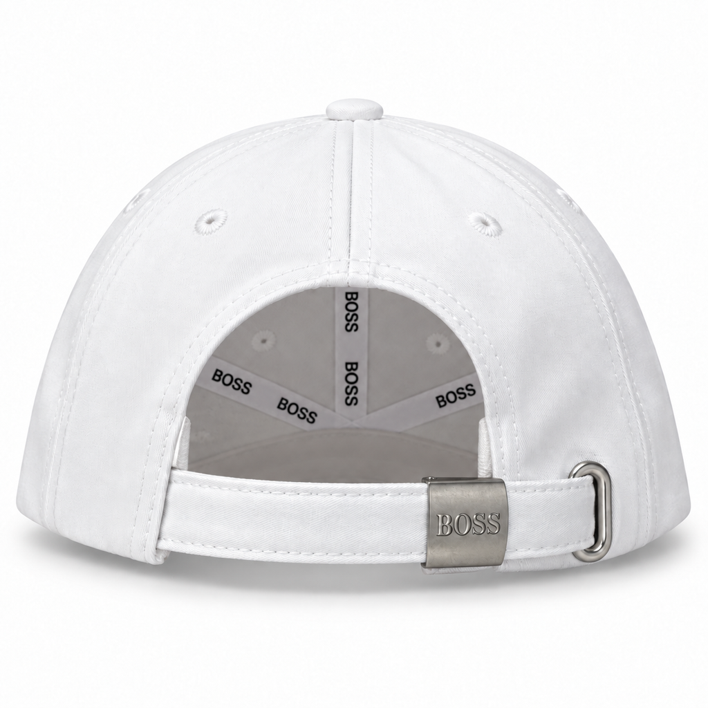 Gorra HUGO Signature Blanca y Roja 🧢