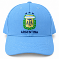 Gorra Argentina AFA Campeones 3 Estrellas – Celeste 🇦🇷