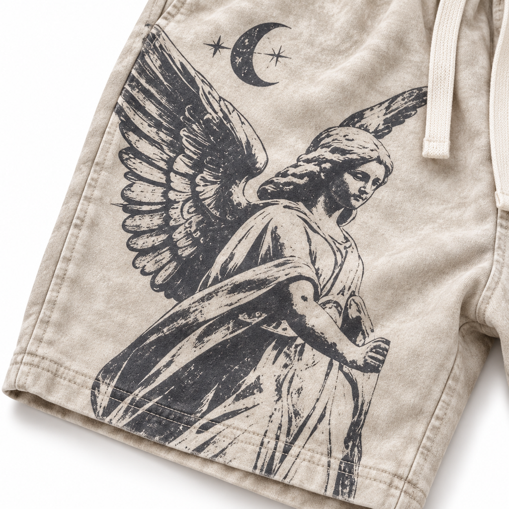 Pantaloneta Paradise Higher Ground – Crema 🤍🏔️