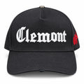 🧢 Gorra Clemont “Made in Heaven” – Negra con Rosa Bordada