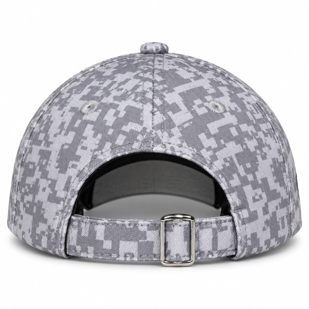 Gorra AMIRI Digital Camo Gris – Ajustable 🩶