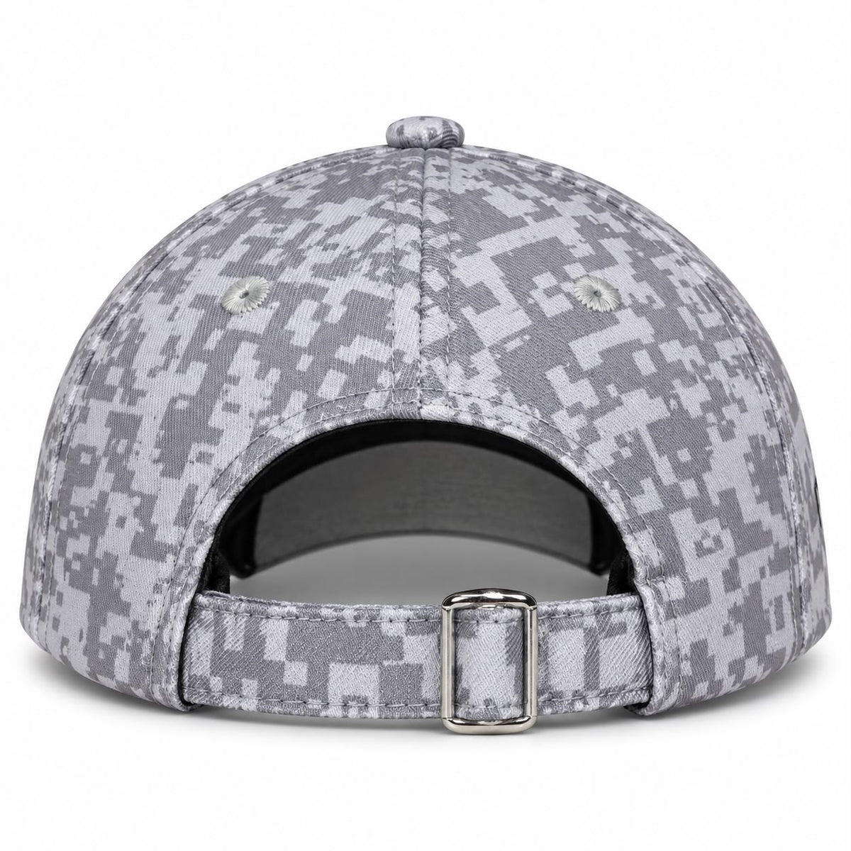 Gorra AMIRI Digital Camo Gris – Ajustable 🩶