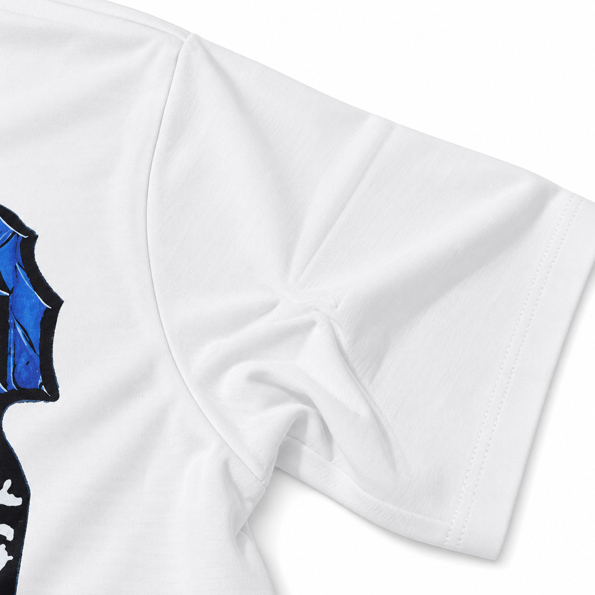 🤍 Camiseta Godspeed Gas Mask – Blanca