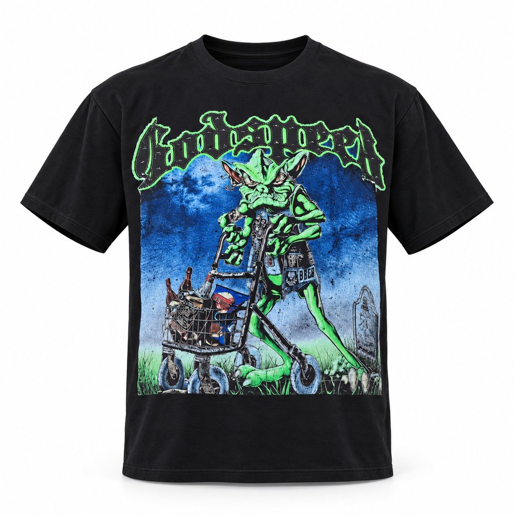 🖤 Camiseta Godspeed Goblin – Negra