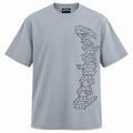 🩶 Camiseta Godspeed Vertical – Gris Claro