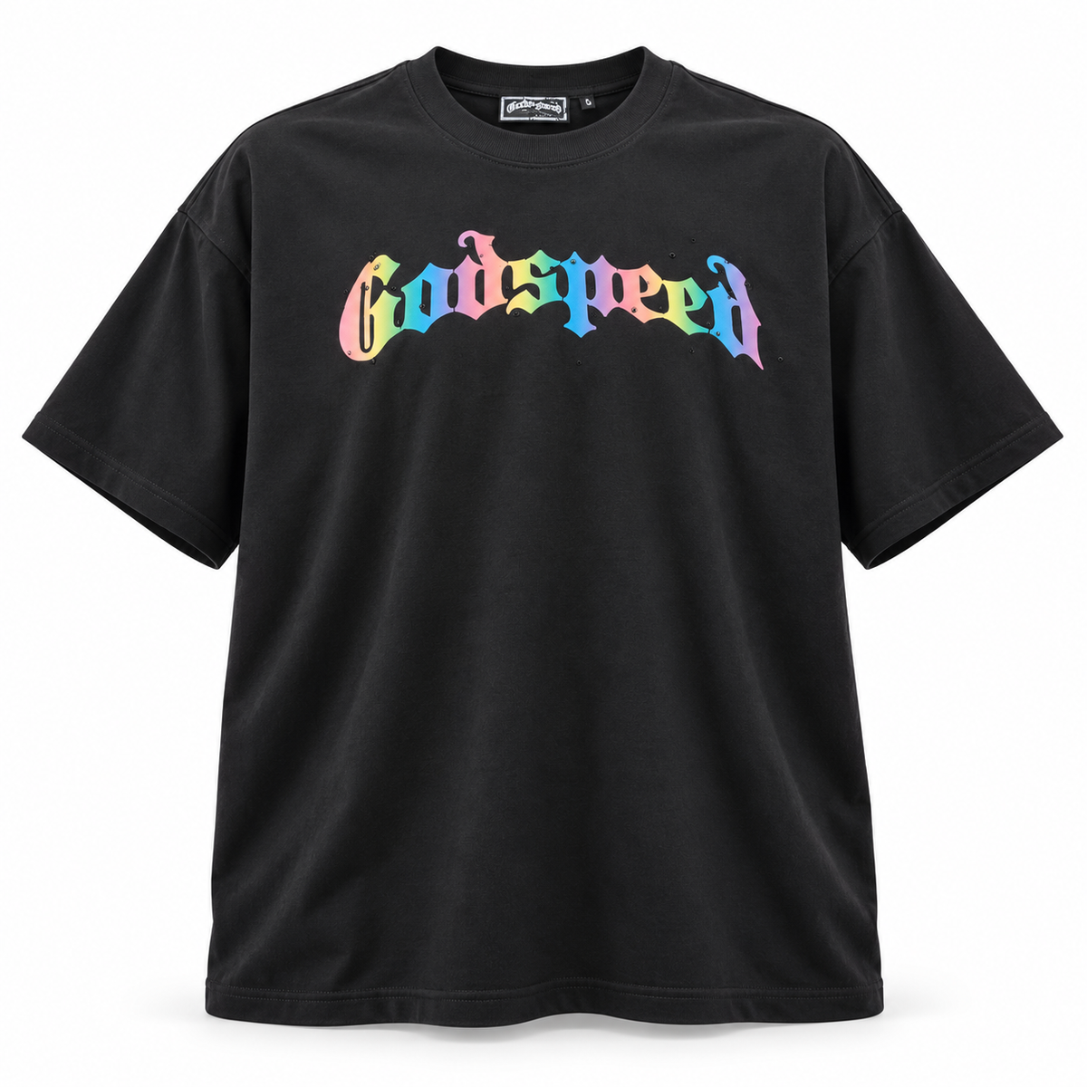 🖤 Camiseta Godspeed negra – Liberty Skull ⚡