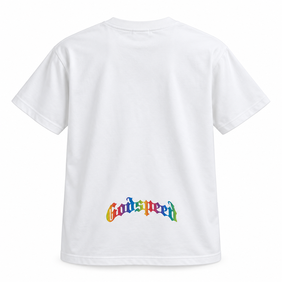 🤍 Camiseta Godspeed Gas Mask – Blanca