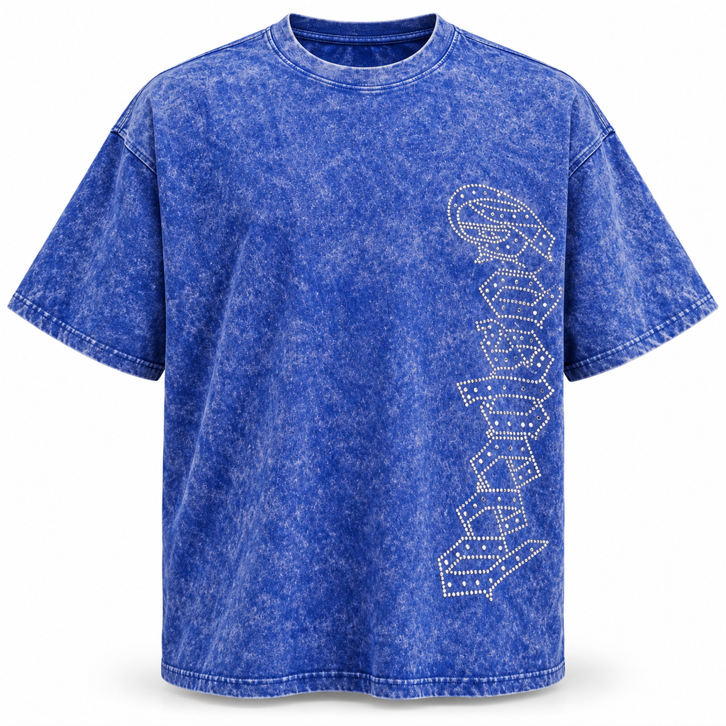 💙 Camiseta Godspeed Vertical – Azul Lavado